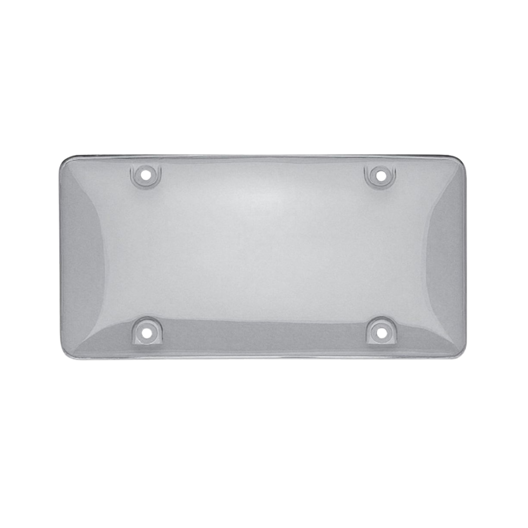 Tinted License Plate Bubble Cover (light or dark smoke)