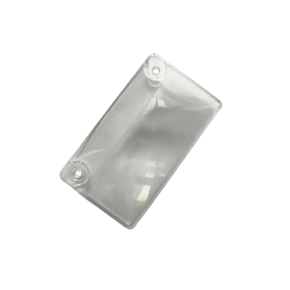 Motorcycle License Plate Privacy Cover Anti-Camera (clear)