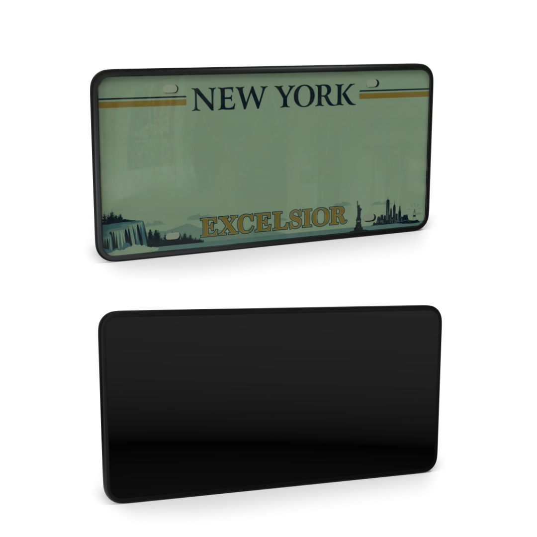 Blackout Cover Privacy Plate Anti-Camera w/ Remote